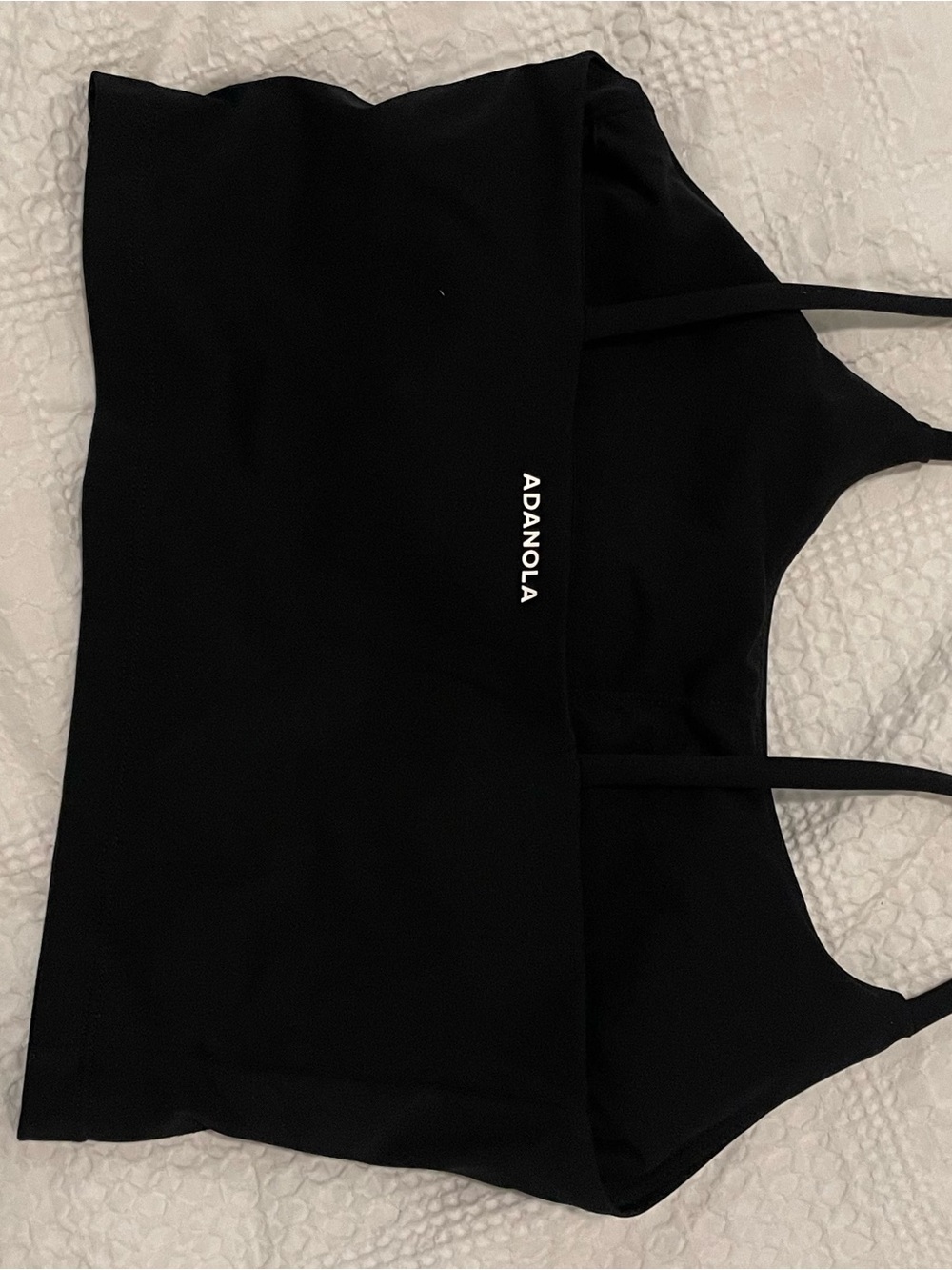 Adanola Black Strappy Sports Bra